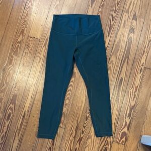 Dark teal lululemon leggings